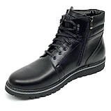 Чоботи чоловічі чорні на вовні зі шнурівкою та замком Максус Кєт 3 ш.ч.к. вел. розмір 46, фото 8