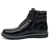 Чоботи чоловічі чорні на вовні зі шнурівкою та замком Максус Кєт 3 ш.ч.к. вел. розмір 46, фото 2