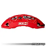 Гальмівний комплект восьмипоршневий RS+ 034motorsport, B9 Audi A4/S4/RS4, A5/S5/RS5,Q5/SQ5, червоний/чорний, фото 6