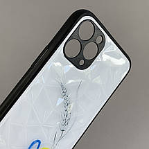 Чохол для Apple iPhone 11 Pro патріотичний чохол із колоском на телефон айфон 11 про білий f8e, фото 3