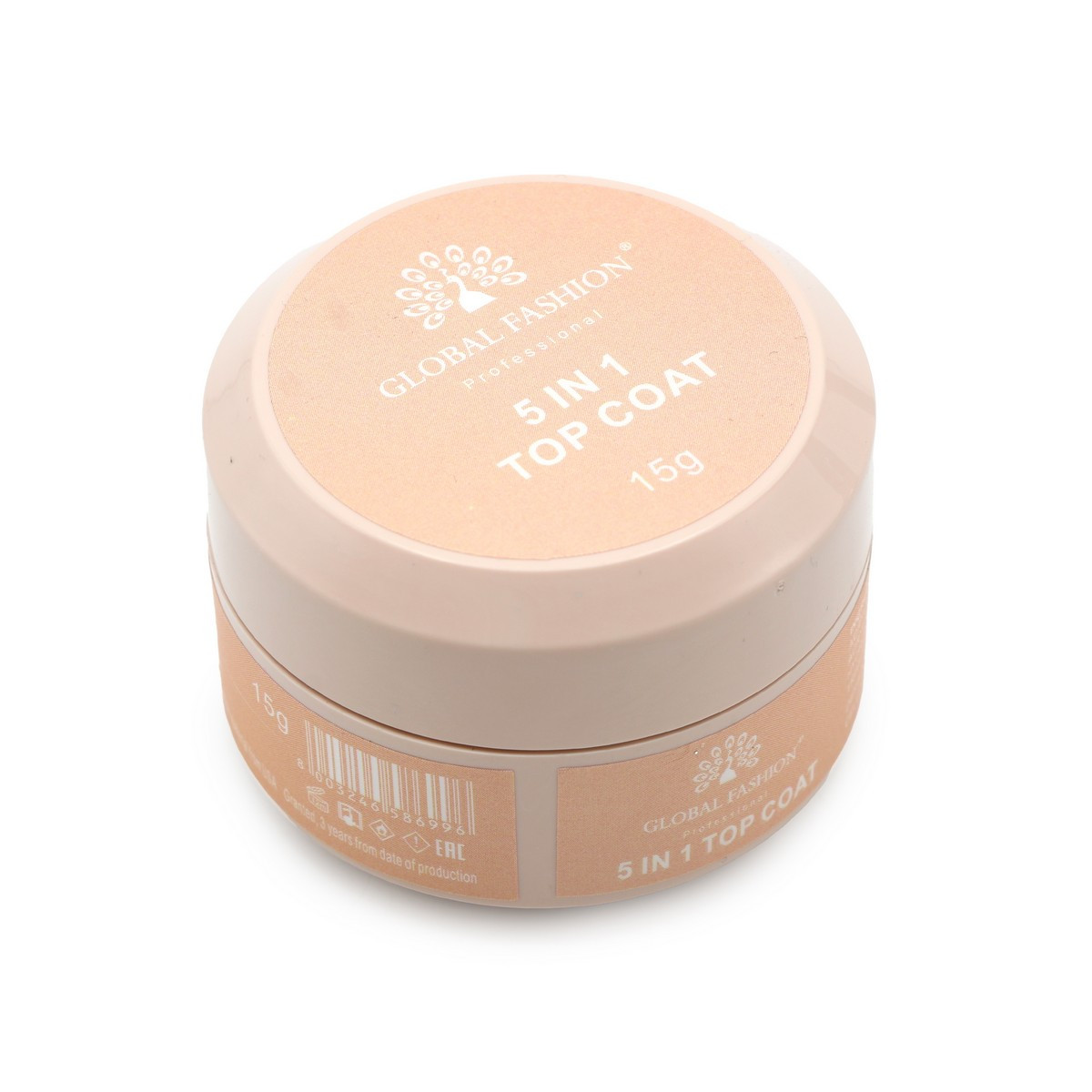 Топове покриття Global Fashion 5 in 1 TOP Coat, 15 г