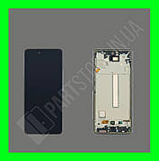 Дисплей-модуль Samsung SM A536 OLED Black A53 2022 OLED у зборі з рамкою