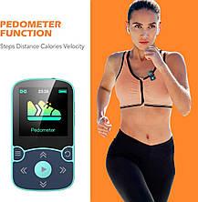 MP3-плеєр місткістю 64 ГБ з кліпсою, AGPTEK Bluetooth 5.3, Amazon, Німеччина, фото 4