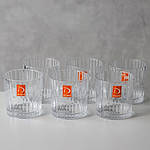 Набір скляних склянок Кришталева насолода 6 шт. 300 мл (9177-008)