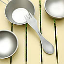 Титанова ложка — вилка туристична 3в1 Hwzbben, фото 4