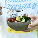 Титанова ложка — вилка туристична 3в1 Hwzbben, фото 10