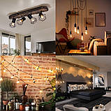 Світлодіодна LED лампа 6W 3000K E27 G45 ETRON 1-EFP-149 Filament, фото 3