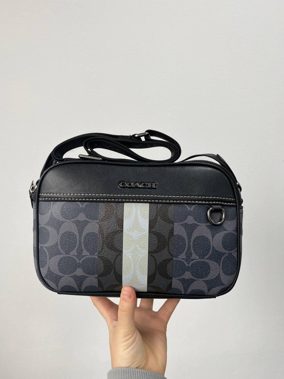 Чоловіча брендова сумка / чоловіча стильна сумочка на ремені, фото 1