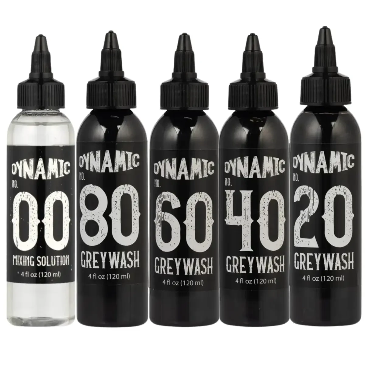 Тату фарба тіньова Dynamic GreyWash Solution Set по 120 мл