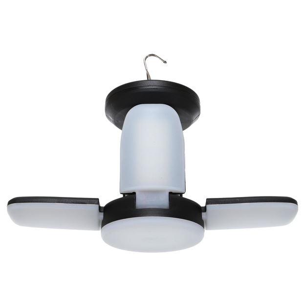 Лампа кемпінгова акумуляторна Z04T із сонячною й USB-зарядкою (ZZ-71), фото 1