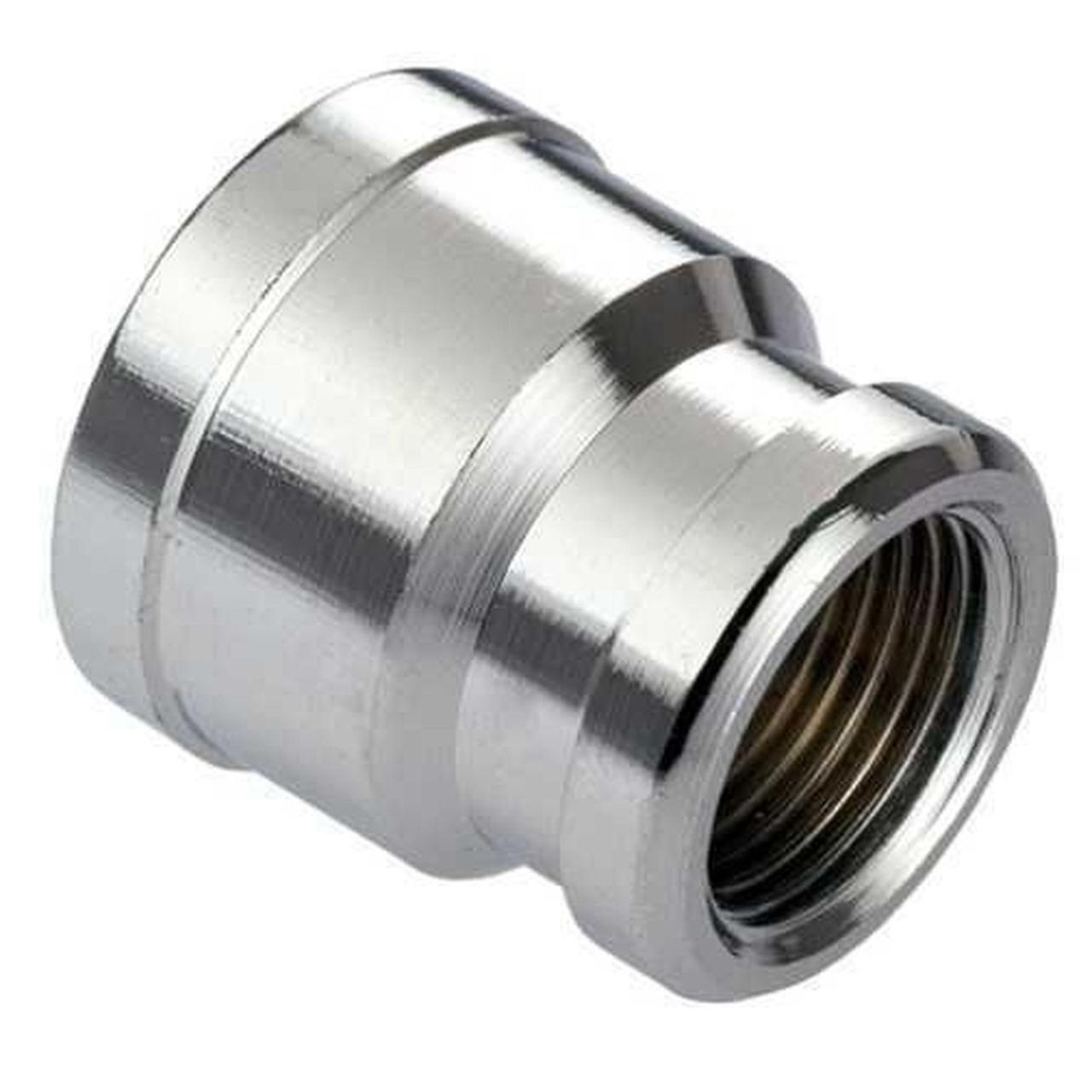 Муфта перехідна SOLOMON 3/4"х1" ВВ хром 8203, фото 1