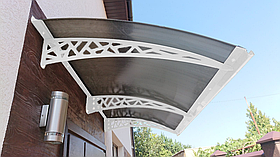 Дашок 1.5 x 1 м Hi-tech, металевий з сотовим полікарбонатом