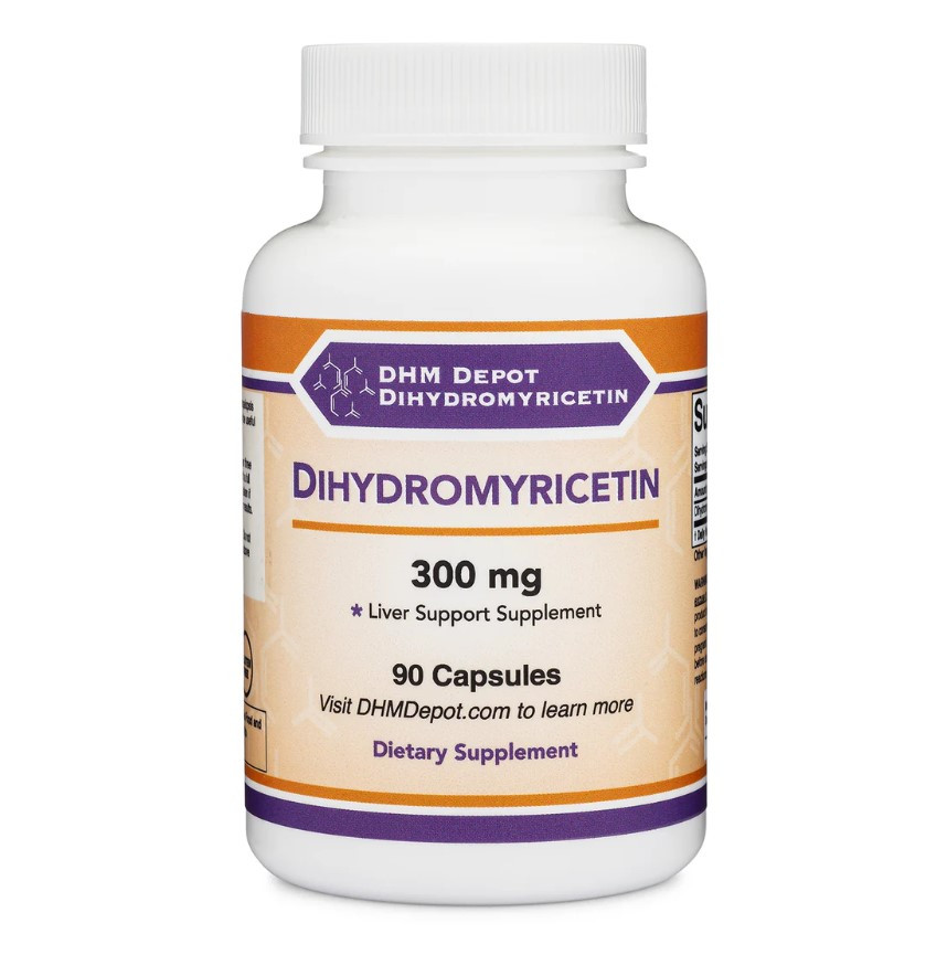 Double Wood Dihydromyricetin DHM / Дигідромирицетин (ДГМ) для полегшення похмілля 300 мг 90 капсул
