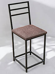 Стілець лофт зі спинкою та м'яким сидінням Ferrum