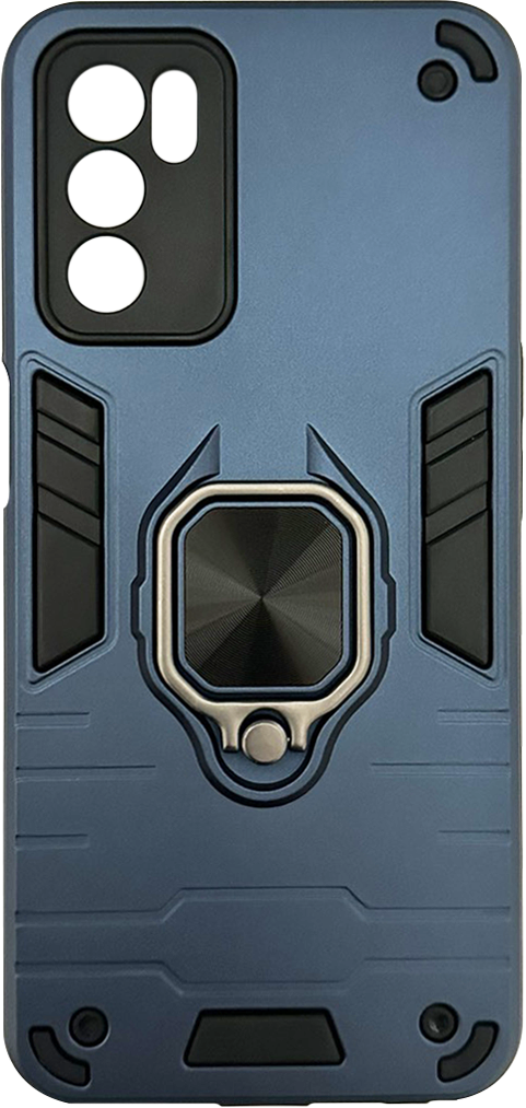 Накладка OPPO A16/A54S dark blue Magnetic Armor Ring Honor