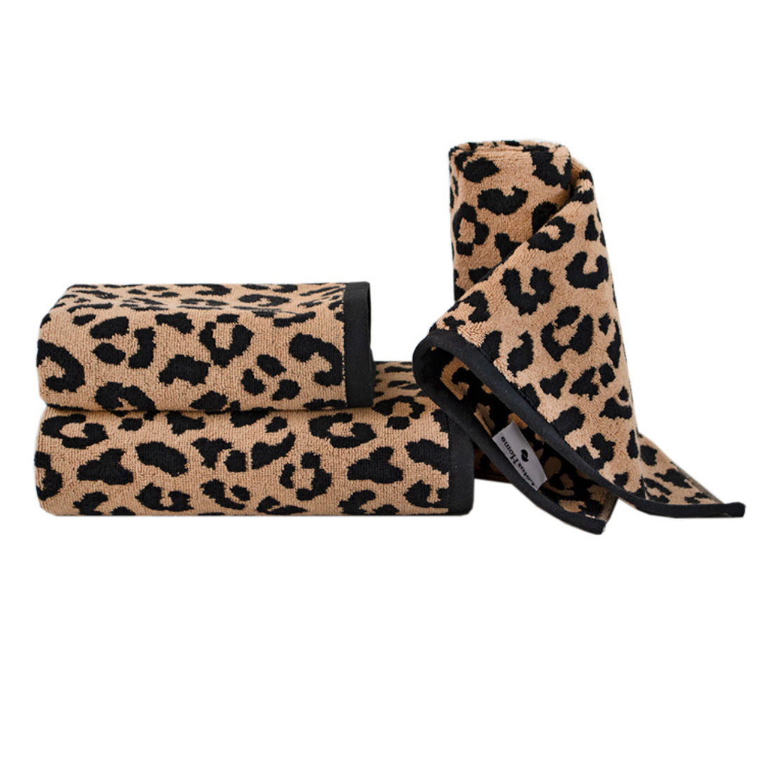 Набір рушників махрових leopard print trend 2024 500 г/м2 50*90+70*140+50*70 см