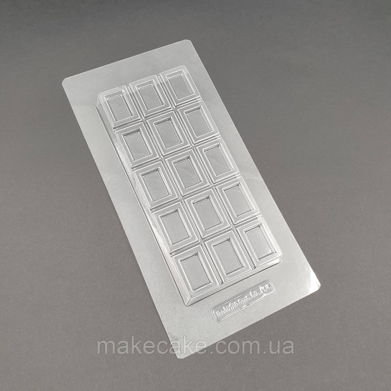 Молд для шоколаду (щільний пластик) Дубайська шоколадка квадрати, фото 1