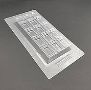 Молд для шоколаду (щільний пластик) Дубайська шоколадка квадрати, фото 3