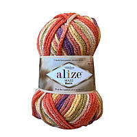 Alize SUPERLANA MAXI BATIK (Суперлана Максі Батік) № 8027 (Пряжа півшерсть, нитки для в'язання)