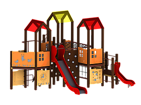 Ігровий комплекс Big City-6 (виготовлений з HDPE) SiverSport ТЕ936