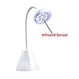 UV/LED лампа Led 1 для сушіння нігтів (гелевих типс, верхніх форм, декору) - на акумуляторі та USB, фото 4