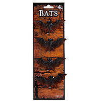 Святковий декор на Halloween Набір кажанів 4 шт 118911-011