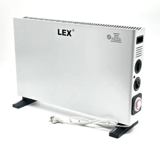 Нагрівач конвекторний електричний LEX LXZCH04FT (з вентилятором)