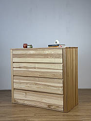 Комод "Еко" на 4 шухляди з дерева ясена