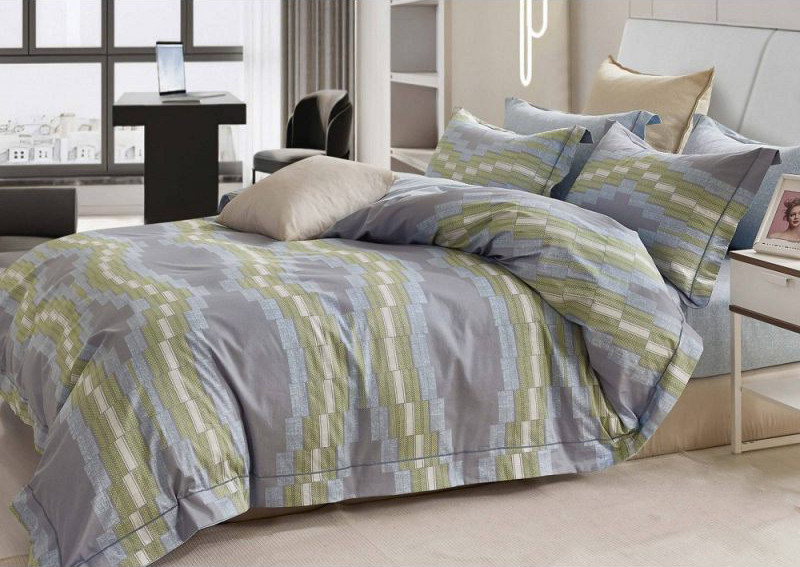 Постільна білизна Viluta Tiare сатин Deluxe — L-007 євро, фото 1