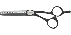 Перукарські ножиці філірувальні Joewell Black Crest BC 40, 5,5" / 40 зубчиків