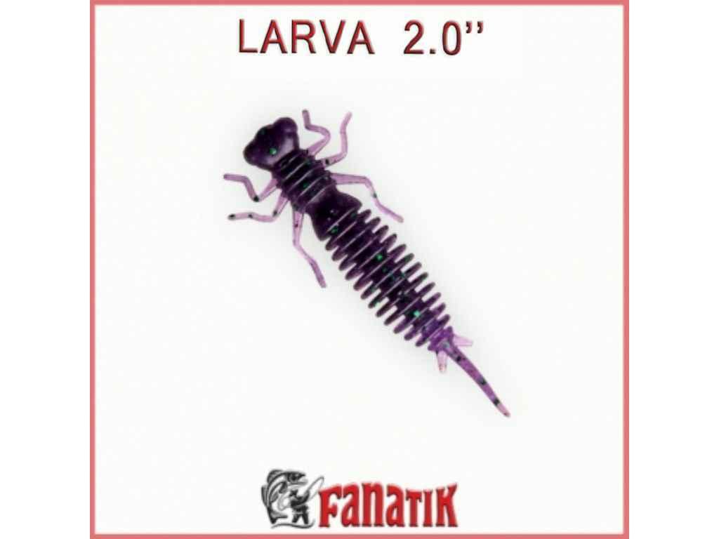 Приманка силіконова Larva 2 (50 мм) колір 007 (8 шт. в уп. ) ТМ FANATIK FG