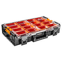Модульний органайзер NEO 84-268, 12 контейнерів, міцний ящик для інструментів