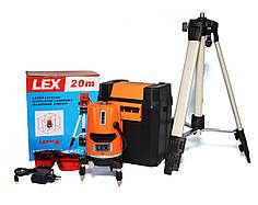 Лазерний рівень нівелір LEX LXNL01 + штатив Промінь 20м