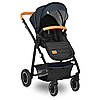 Коляска універсальна 3в1 Lionelo Amber Navy Blue Синя, фото 6