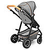 Коляска універсальна 2в1 Lionelo Amber Grey Stone Сіра, фото 6