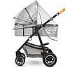 Коляска універсальна 2в1 Lionelo Amber Grey Stone Сіра, фото 8