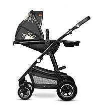 Коляска універсальна 3в1 Lionelo Amber Lovin Чорна, фото 5