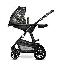 Коляска універсальна 2в1 Lionelo Amber Dreamin Чорна, фото 5