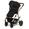 Коляска універсальна 3в1 Lionelo Amber Black Onyx Чорна, фото 8