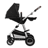 Коляска універсальна 3в1 Lionelo Amber Black Silver Чорна, фото 8