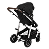 Коляска універсальна 3в1 Lionelo Amber Black Silver Чорна, фото 6