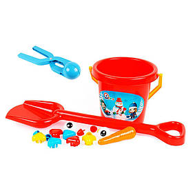 Іграшка «Набір для сніговика» ТехноК 7730TXK(Blue-Red) зі сніжколепом, Toyman