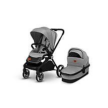 Коляска універсальна 2в1 Lionelo Mika Grey Stone Сіра, фото 2