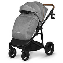 Коляска універсальна 3в1 Lionelo Mari Tour Grey Stone Сіра, фото 4