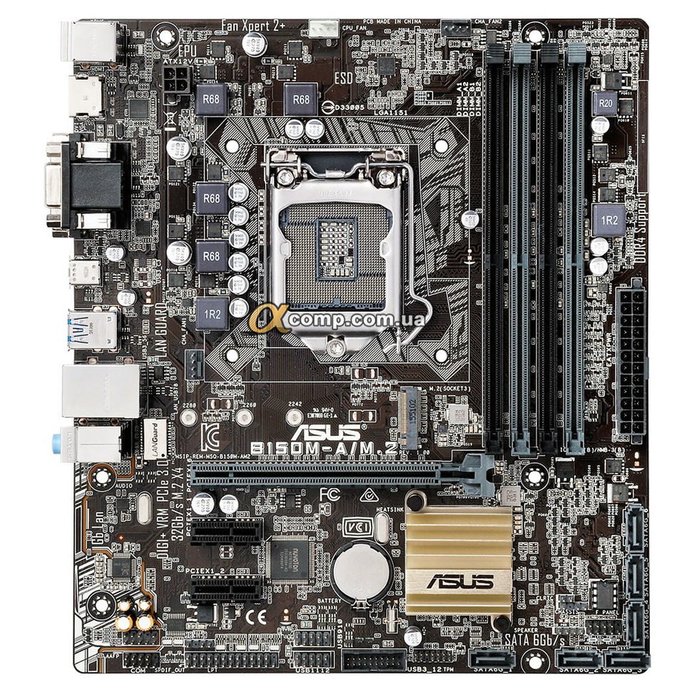 Материнська плата Asus B150M-A/M.2 (1151 • B150 • 4×DDR4) БВ