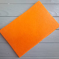 Фетр Китай Темно-жовтогарячий (64) 1 мм 20 на 30 см
