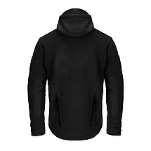 Толстовка флісова з капюшоном чорна Helikon-Tex Patriot Jacket Double Fleece Black BL-PAT-HF-01-B06, фото 4