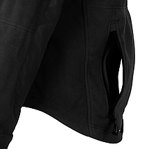 Толстовка флісова з капюшоном чорна Helikon-Tex Patriot Jacket Double Fleece Black BL-PAT-HF-01-B06, фото 6