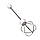 Капучинатор ручний акумуляторний Whisk Eggbeater USB Білий міксер-спінювач молока з насадкою для яєць, фото 5