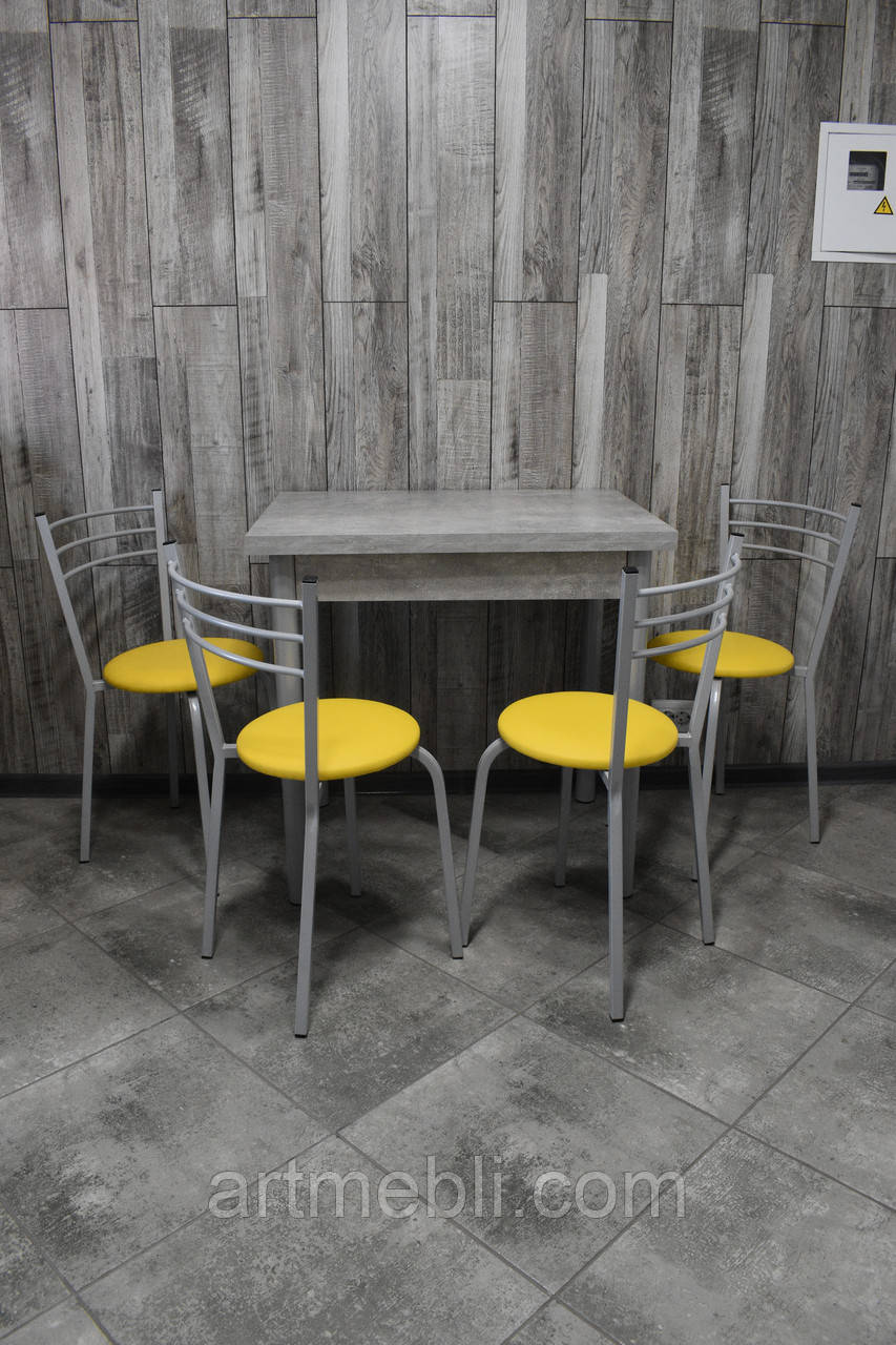 Кухонний комплект (стіл + 4 стільці), фото 1